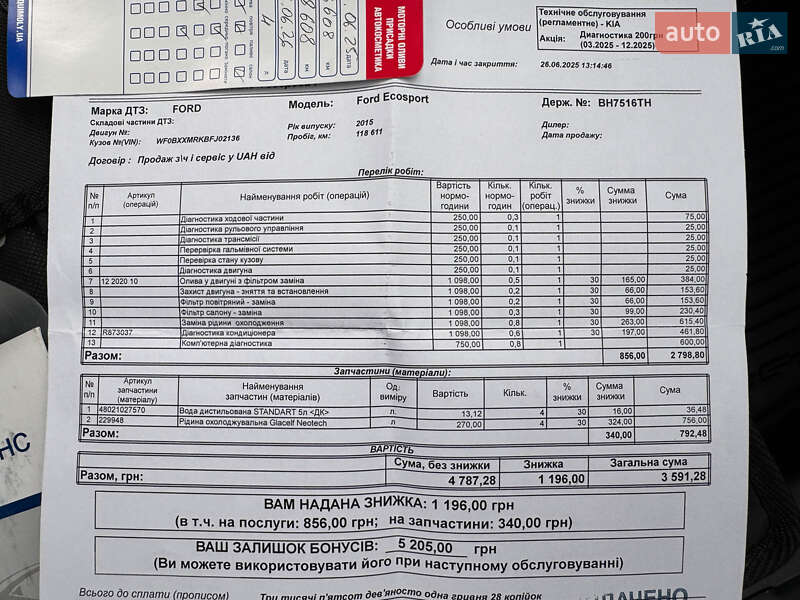 Позашляховик / Кросовер Ford EcoSport 2015 в Одесі фото 20 Позашляховик / Кросовер Ford EcoSport 2015 в Одесі