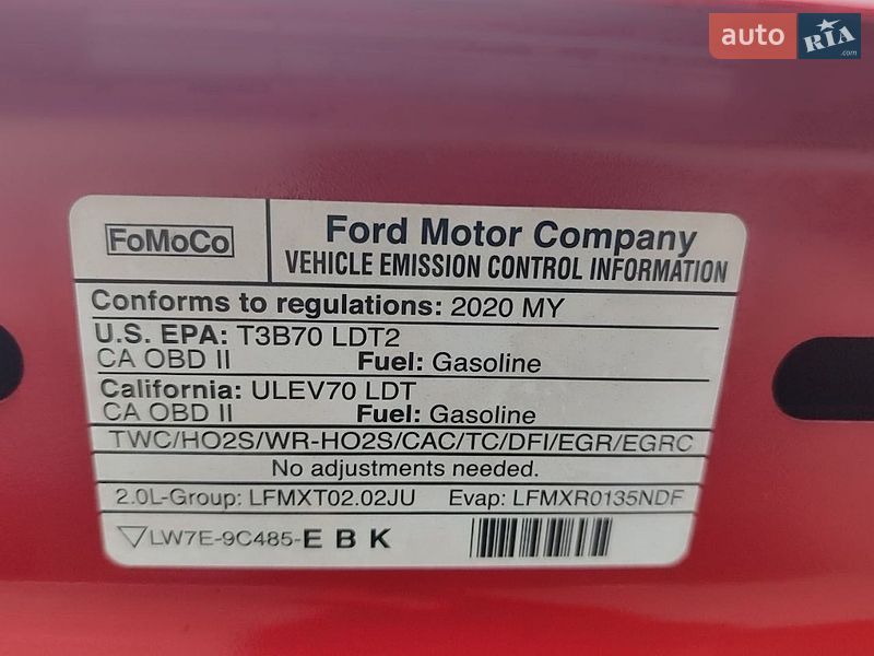 Внедорожник / Кроссовер Ford Edge 2020 в Ровно