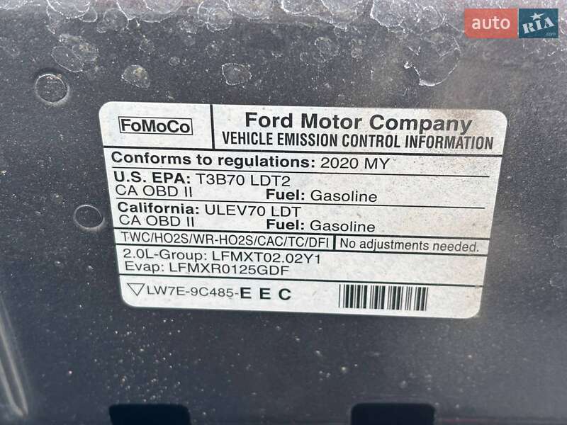Внедорожник / Кроссовер Ford Escape 2020 в Львове