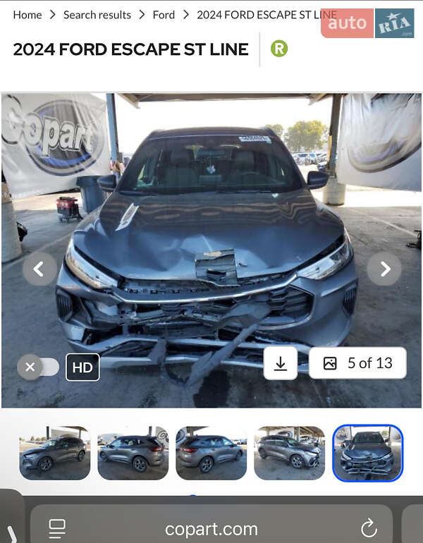 Внедорожник / Кроссовер Ford Escape 2023 в Золочеве фото 21 Внедорожник / Кроссовер Ford Escape 2023 в Золочеве