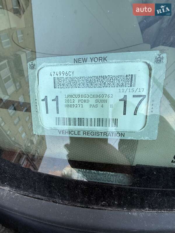 Ford Escape 2012 Ford Escape 2012