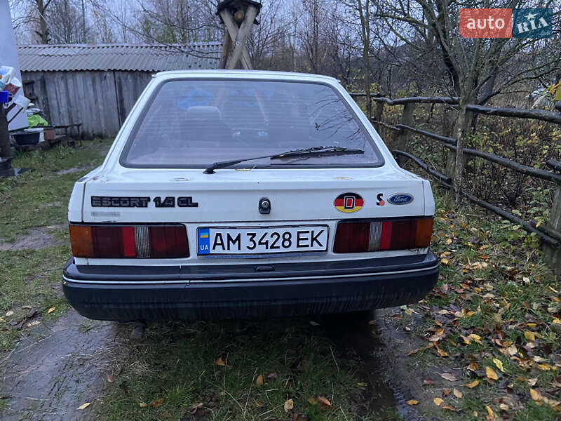 Хетчбек Ford Escort 1987 в Житомирі
