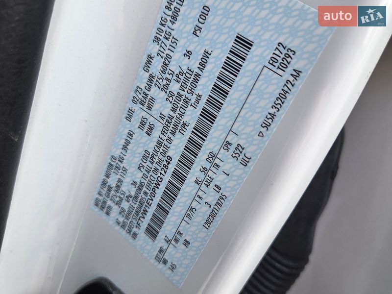 Пикап Ford F-150 2023 в Тернополе фото 10 Пикап Ford F-150 2023 в Тернополе