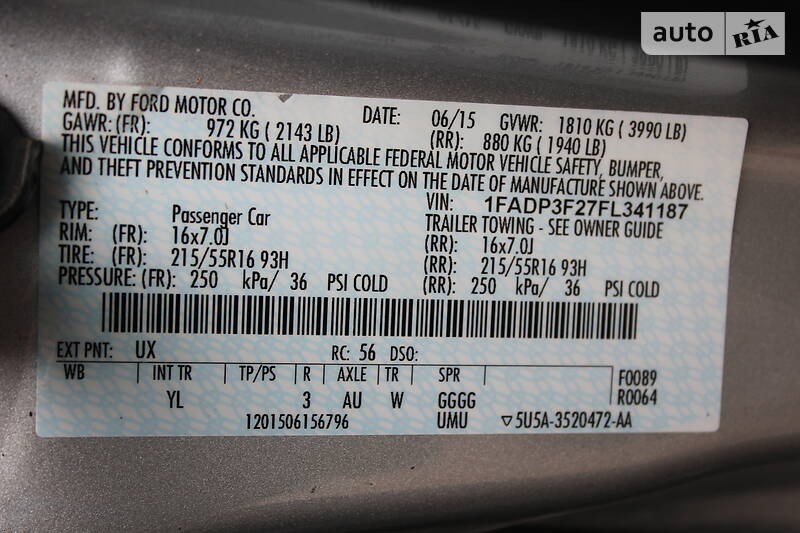 Седан Ford Focus 2015 в Одесі