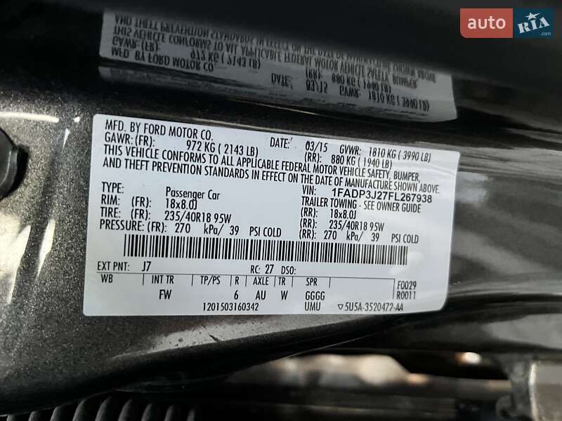 Седан Ford Focus 2015 в Ровно