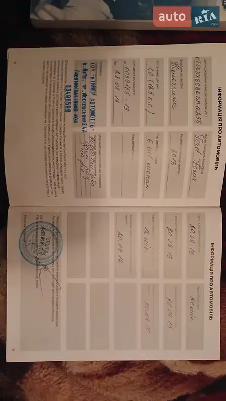 Хэтчбек Ford Focus 2013 в Борисполе документ 2 фото Хэтчбек Ford Focus 2013 в Борисполе документ