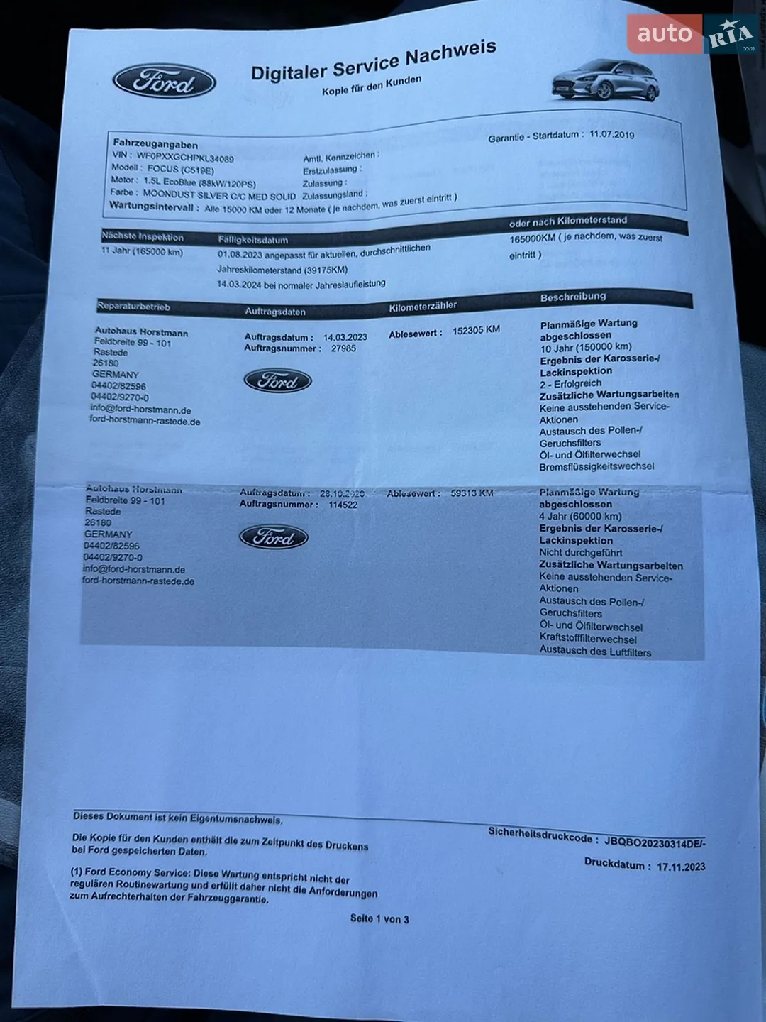 2019 Ford Focus - мініатюра 60