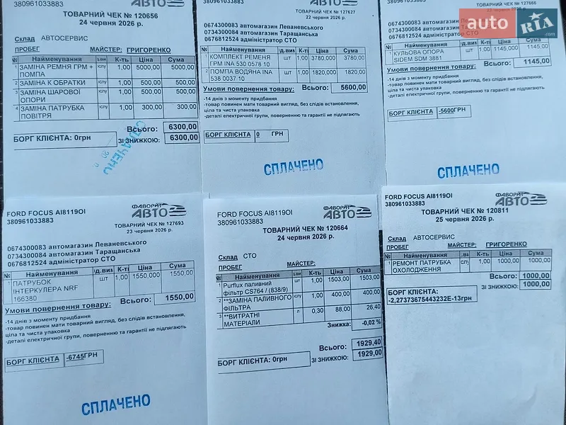 Універсал Ford Focus 2011 в Рокитному документ
