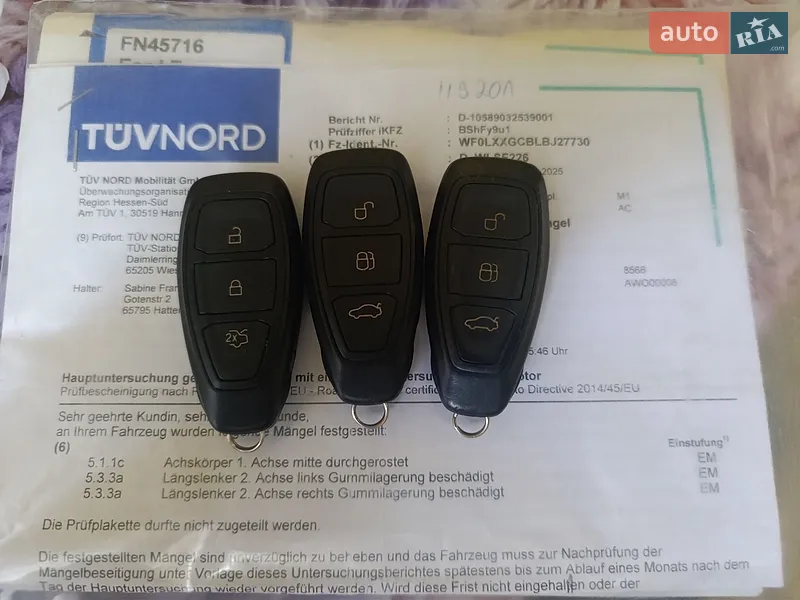 Універсал Ford Focus 2011 в Рівному документ