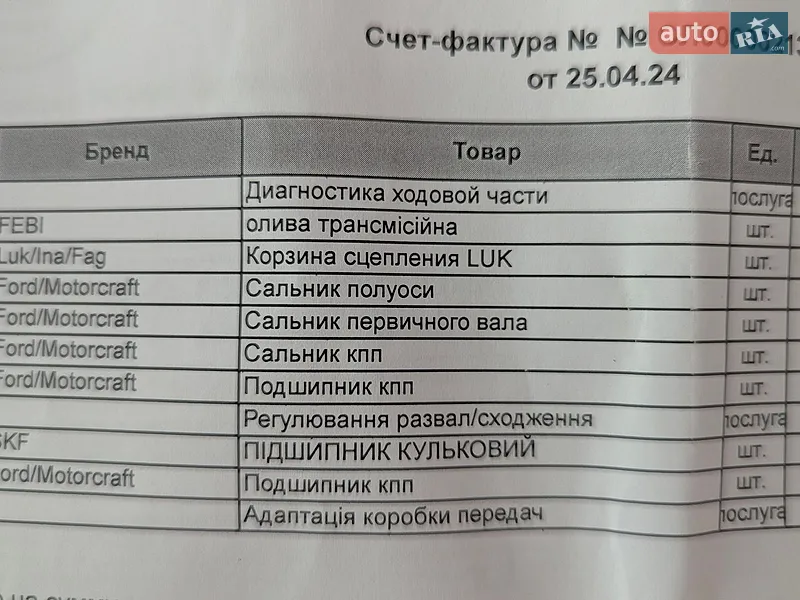 Хэтчбек Ford Focus 2015 в Харькове документ