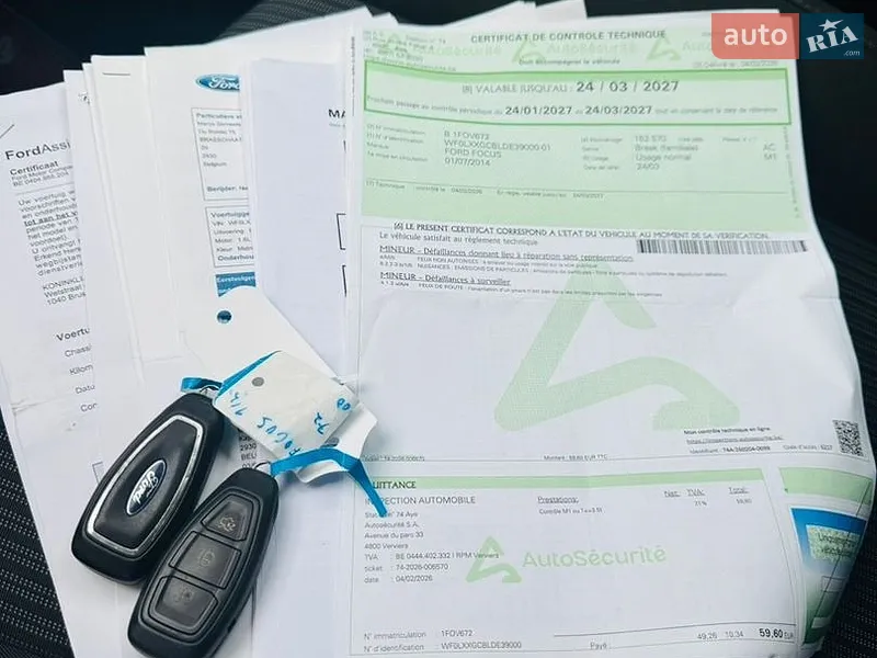 Универсал Ford Focus 2013 в Львове документ