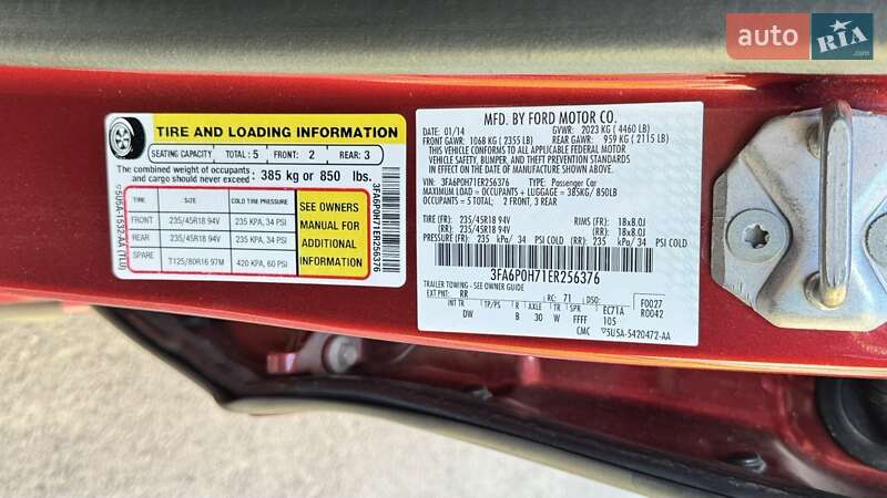 Седан Ford Fusion 2014 в Одессе фото 12 Седан Ford Fusion 2014 в Одессе