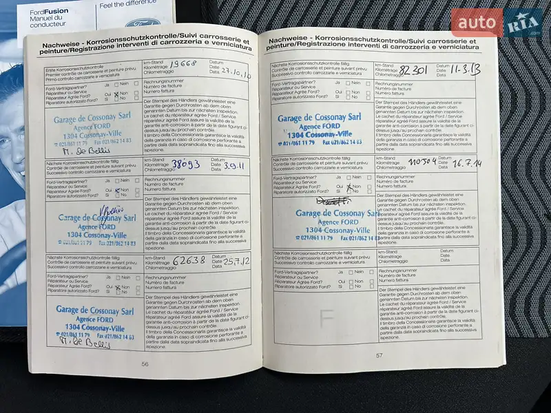 Хэтчбек Ford Fusion 2009 в Луцке документ