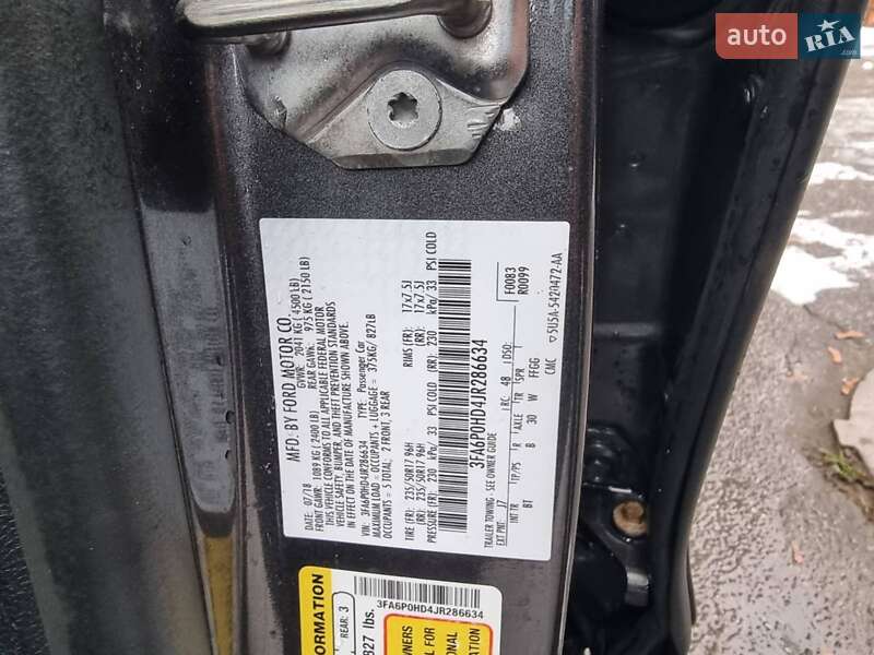 Седан Ford Fusion 2018 в Харкові