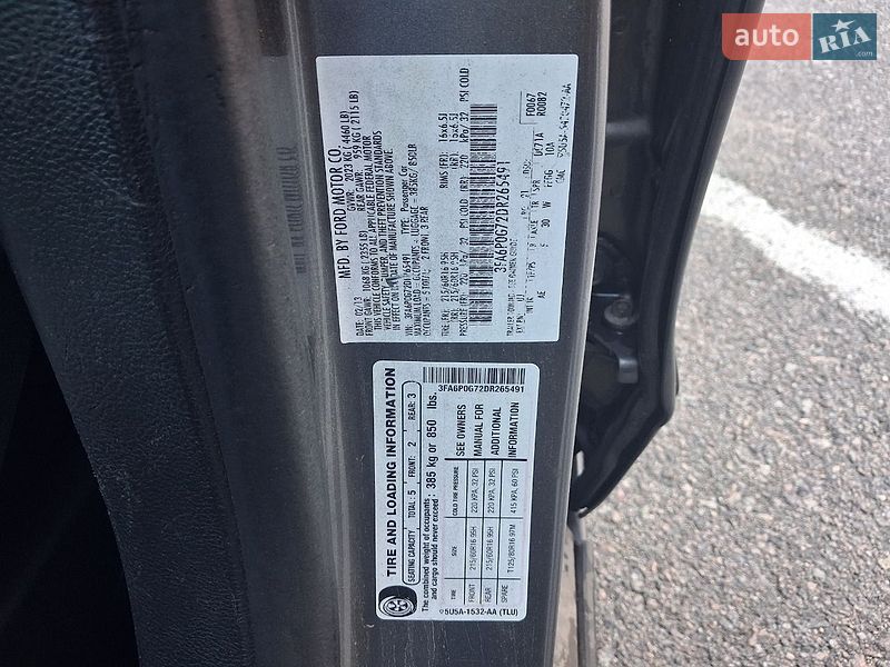 Седан Ford Fusion 2013 в Покрові