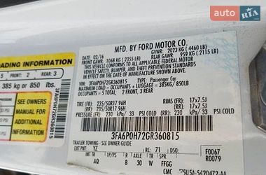 Седан Ford Fusion 2016 в Дніпрі