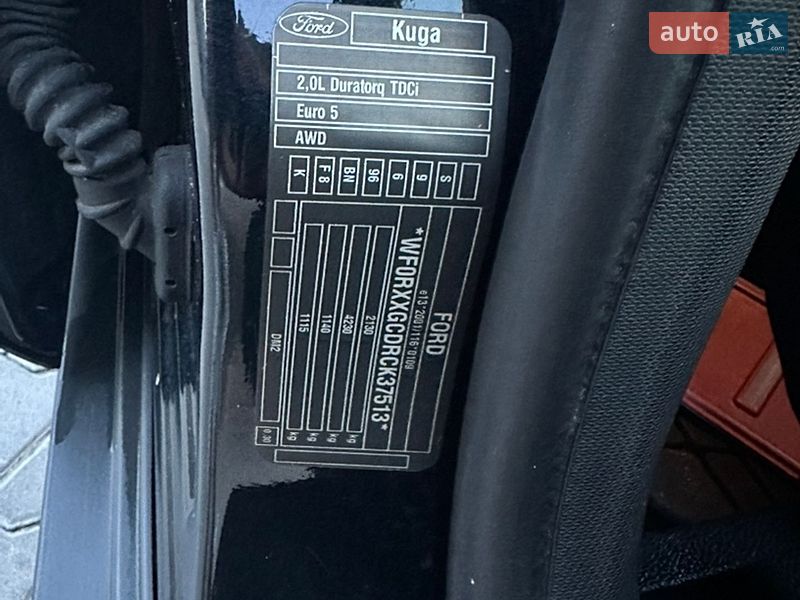 Внедорожник / Кроссовер Ford Kuga 2012 в Луцке