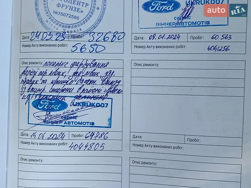 Позашляховик / Кросовер Ford Kuga 2019 в Києві документ