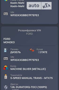 Универсал Ford Mondeo 2007 в Ивано-Франковске