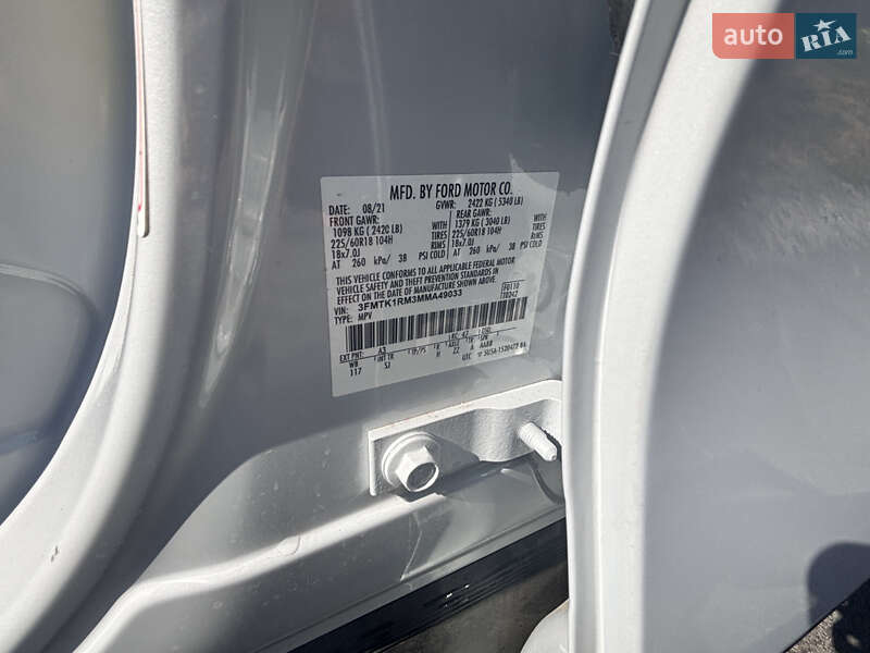 Внедорожник / Кроссовер Ford Mustang Mach-E 2021 в Луцке фото 20 Внедорожник / Кроссовер Ford Mustang Mach-E 2021 в Луцке