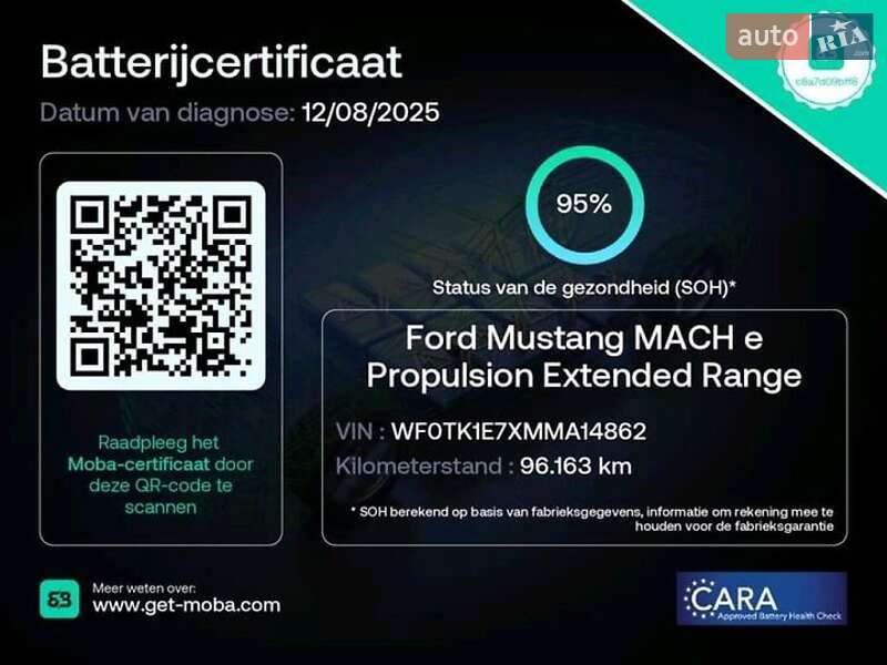 Внедорожник / Кроссовер Ford Mustang Mach-E 2021 в Луцке