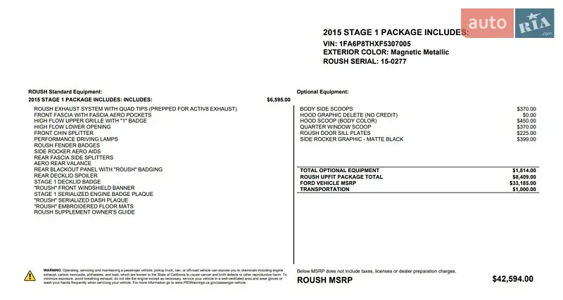 Купе Ford Mustang 2014 в Киеве документ 2 фото Купе Ford Mustang 2014 в Киеве документ