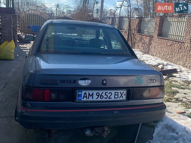 Седан Ford Sierra 1990 в Житомире фото 2 Седан Ford Sierra 1990 в Житомире