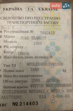 Минивэн Ford Transit Connect 2002 в 