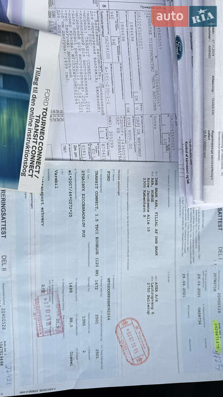 Вантажний фургон Ford Transit Connect 2021 в Луцьку