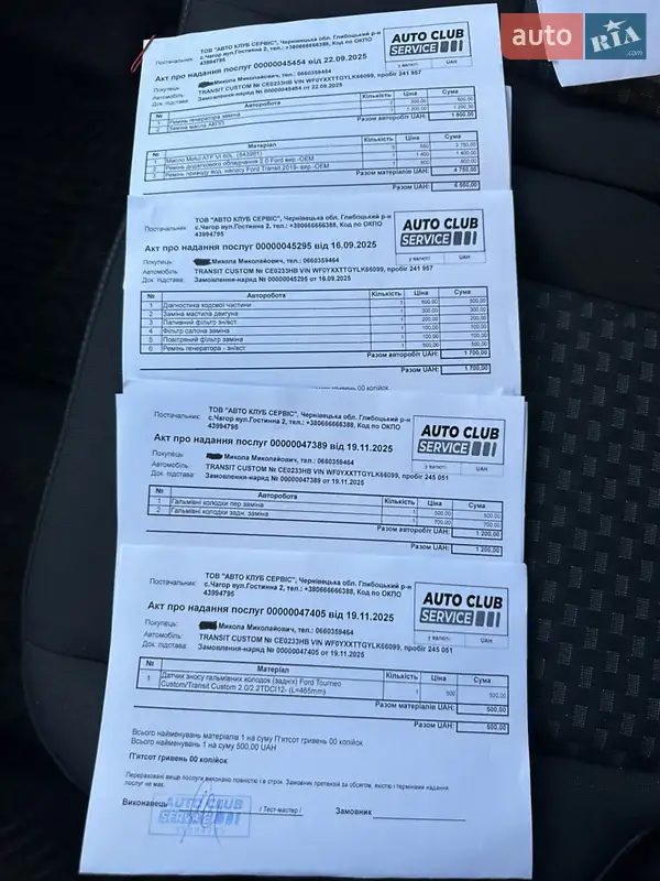 Грузовой фургон Ford Transit Custom 2021 в Черновцах документ 2 фото Грузовой фургон Ford Transit Custom 2021 в Черновцах документ