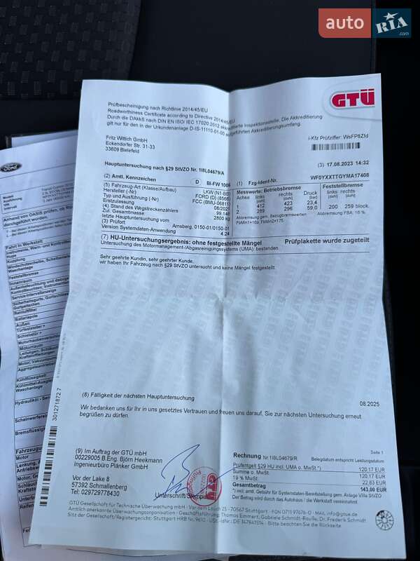 Грузовой фургон Ford Transit Custom 2021 в Ирпене