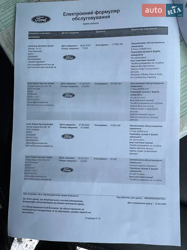 Грузовой фургон Ford Transit 2021 в Ровно документ 2 фото Грузовой фургон Ford Transit 2021 в Ровно документ