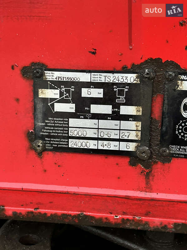 Зерновоз - напівпричіп Fruehauf DJD TA 3 1996 в Вінниці