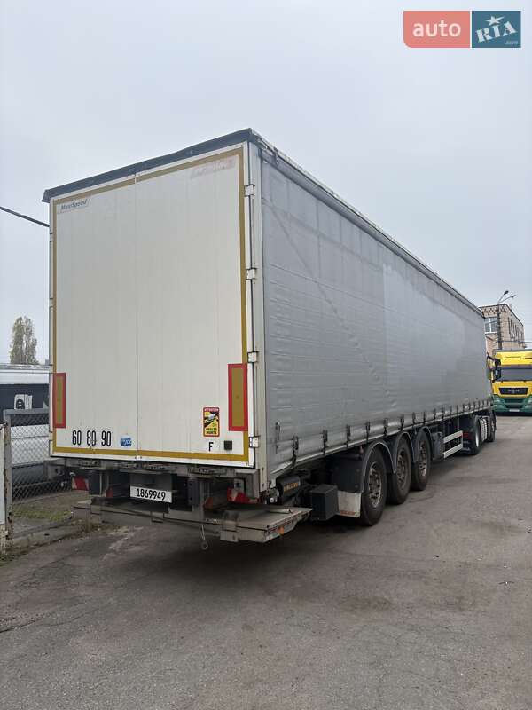Тентований борт (штора) - напівпричіп Fruehauf F 2016 в Києві