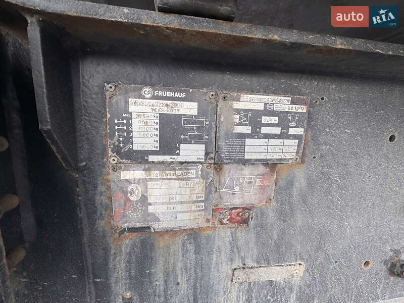 Самоскид напівпричіп Fruehauf LTD/WAD 2007 в Тернополі