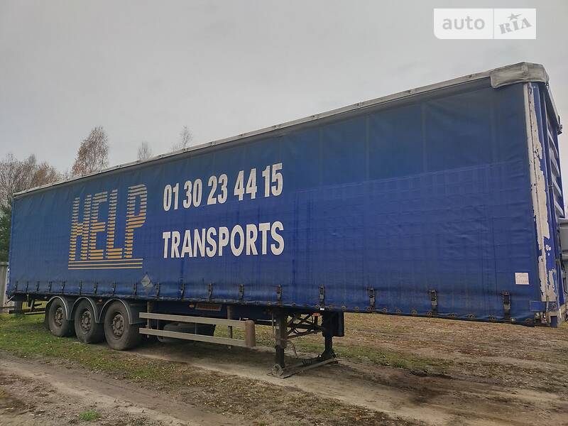 Тентованный борт (штора) - полуприцеп Fruehauf SAF 2007 в Корюковке