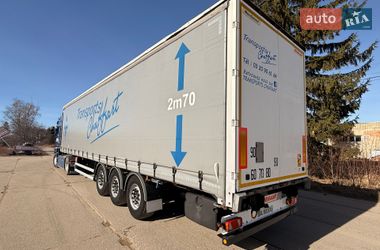 Тентований борт (штора) - напівпричіп Fruehauf SAF 2014 в Надвірній