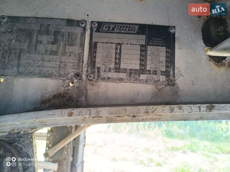 Тентований борт (штора) - напівпричіп Fruehauf SMB 2004 в Згурівці фото 8 Тентований борт (штора) - напівпричіп Fruehauf SMB 2004 в Згурівці