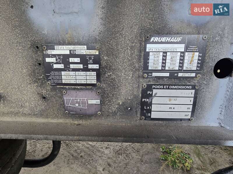 Зерновоз - напівпричіп Fruehauf SMB 2006 в Горішніх Плавнях