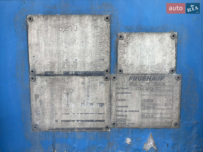 Цистерна Fruehauf TF34 1999 в Луцке