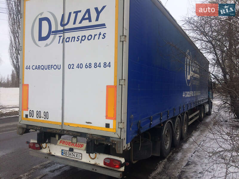 Тентованный борт (штора) - полуприцеп Fruehauf TX 34 2008 в Виннице