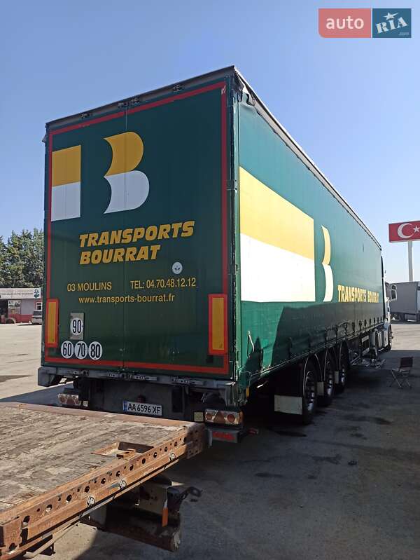 Тентованный борт (штора) - полуприцеп Fruehauf TX 34 2008 в Киеве