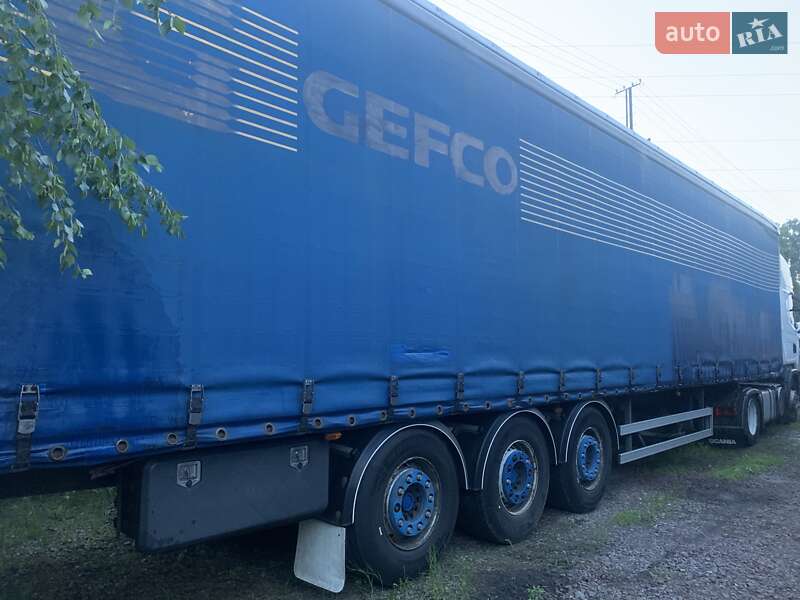 Тентованный борт (штора) - полуприцеп Fruehauf TX 34 2008 в Львове