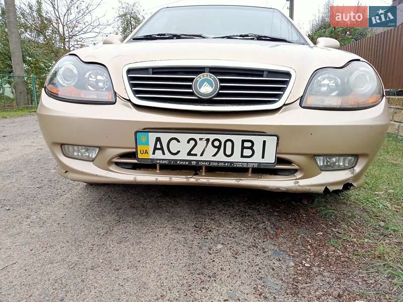 Седан Geely MR 2007 в Турийске