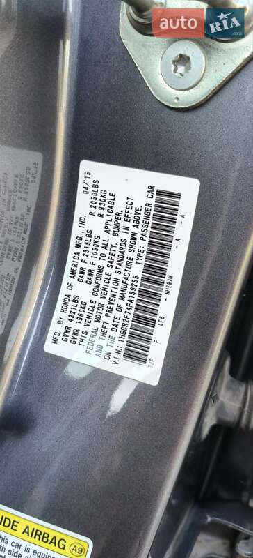 Седан Honda Accord 2015 в Білій Церкві фото 18 Седан Honda Accord 2015 в Білій Церкві