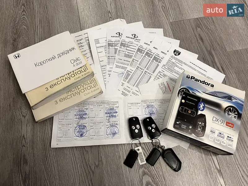 Седан Honda Civic 2012 в Вінниці документ
