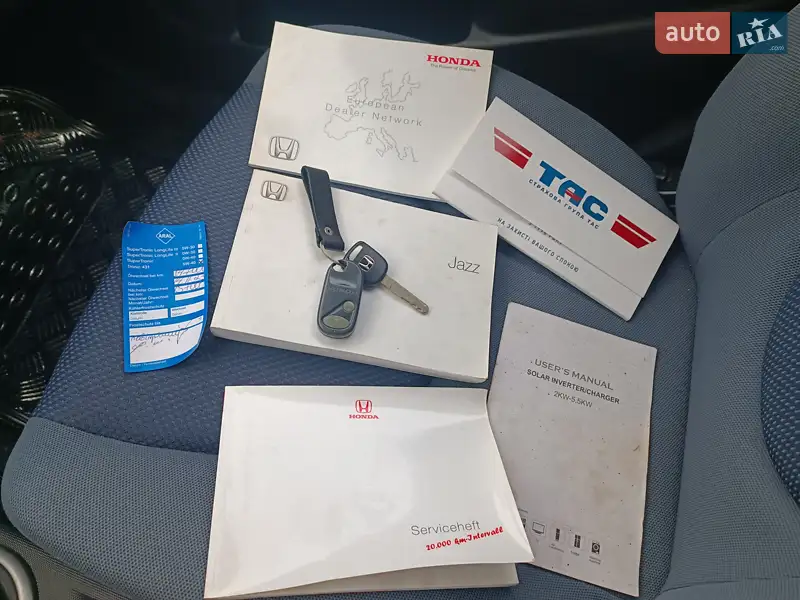 Хетчбек Honda Jazz 2003 в Львові документ