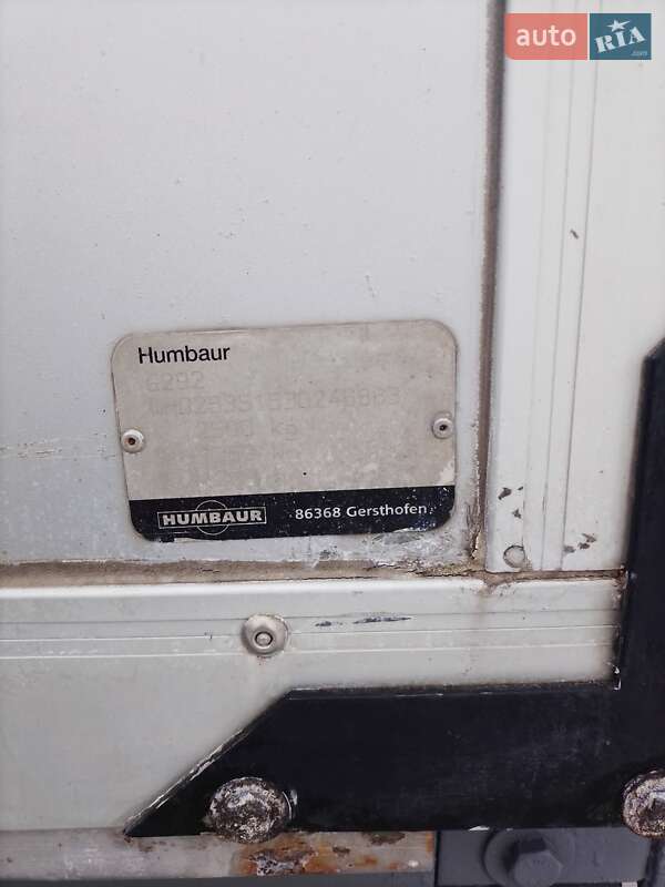 Изотермическая будка Humbaur HT 2003 в Днепре фото 17 Изотермическая будка Humbaur HT 2003 в Днепре