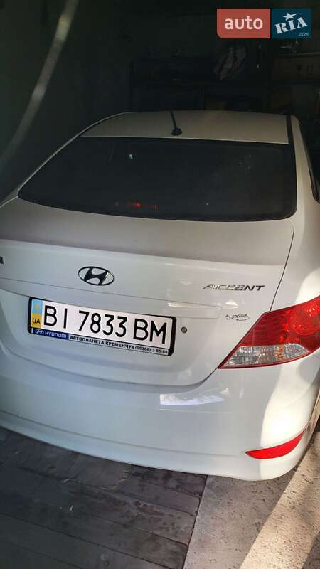 Седан Hyundai Accent 2012 в Кременчуці
