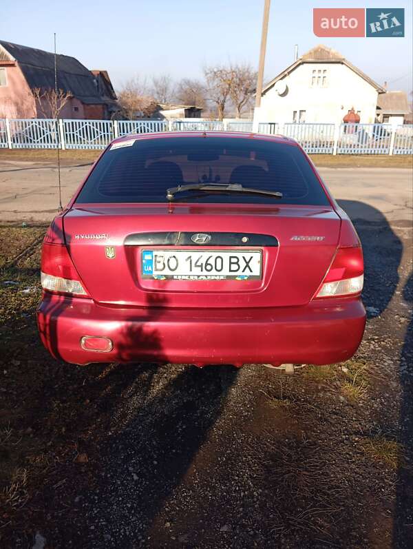 Седан Hyundai Accent 2000 в Копычинце фото 4 Седан Hyundai Accent 2000 в Копычинце